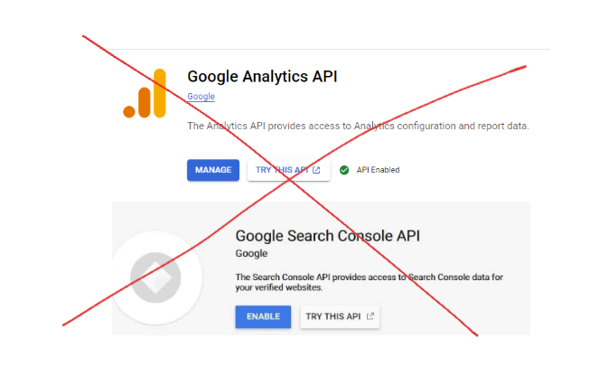 GA4 & GSC API connect